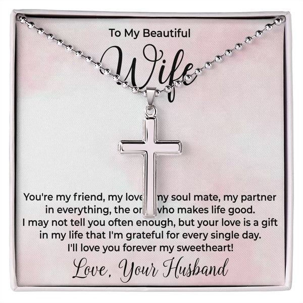 STAINLESS CROSS Wife Sweetheart