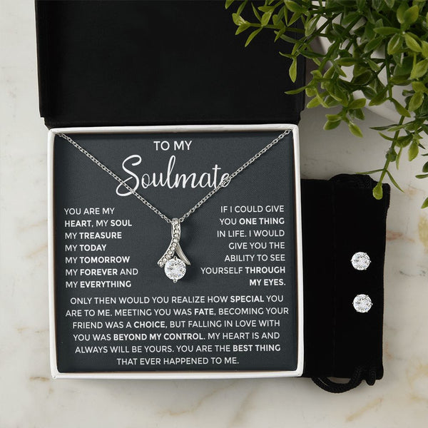 ALLURING BEAUTY NECKLACE+EARRINGS SOULMATE My Everything