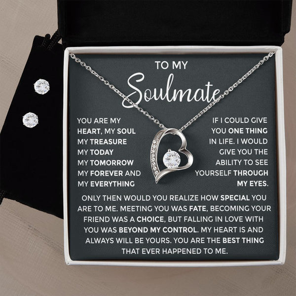 FOREVER LOVE NECKLACE+EARRINGS SOULMATE My Everything